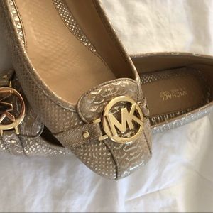 Gold Michael Kors Fulton Moc